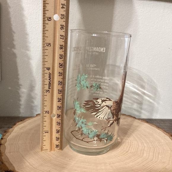 VINTAGE BURGER CHEF "THE BALD EAGLE" 1978 ENDANGERED SPECIES COLLECTORS Glass - Picture 12 of 13